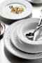 Hermia Vajilla de Porcelana SV24Y200 de 24 Piezas en Blanco